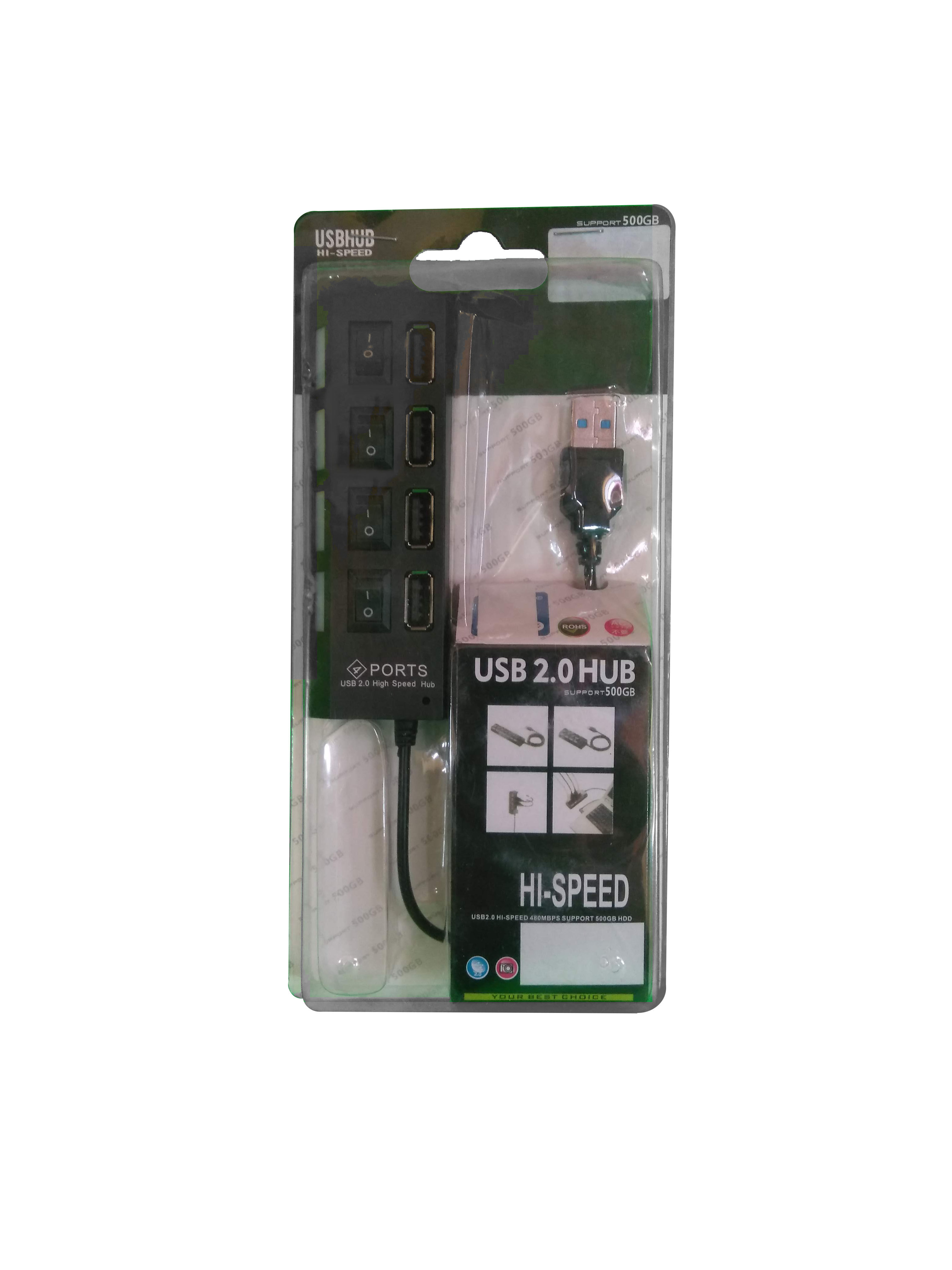 Multiconector USB 4 puertos