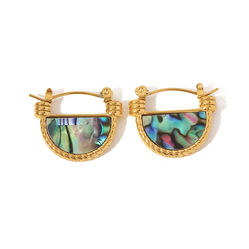 Thumbnail: Abalone Shell Earrings