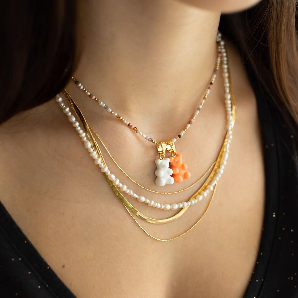Thumbnail: Classic mini seeds Pearl Choker Necklace
