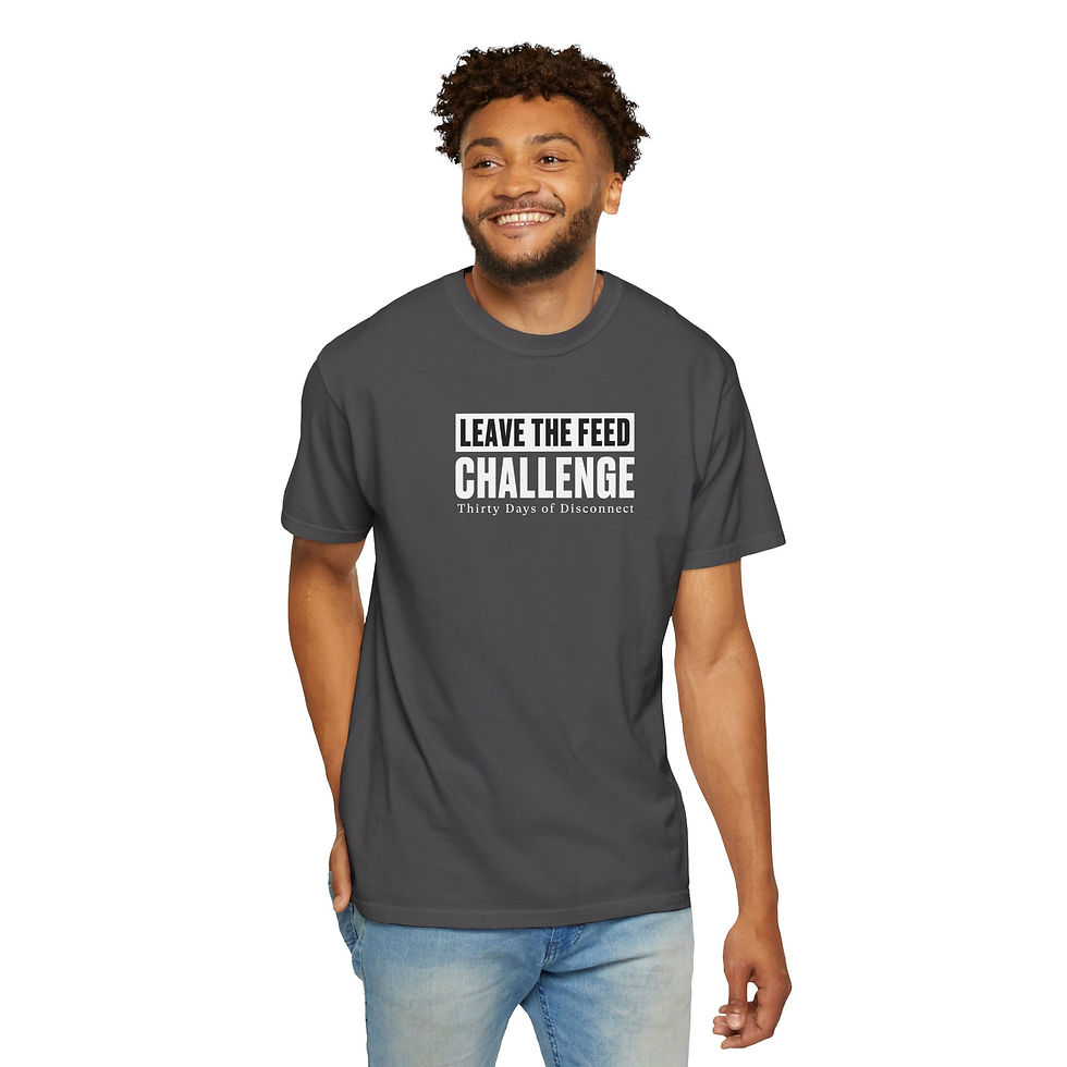 Thumbnail: Leave The Feed / Challenge Tee