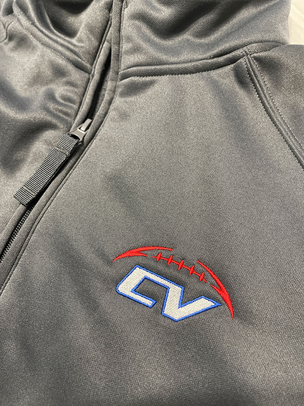 Thumbnail: CV Football 1/4 Zip Short Sleeve Fleece Pullover
