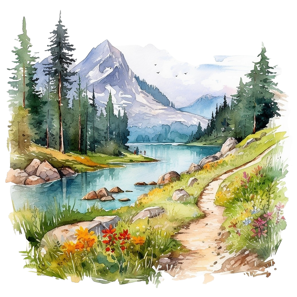 Miniature : Sous-verres sentiers de montagne