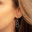 Thumbnail: Freyja interlinked beaded circle earrings