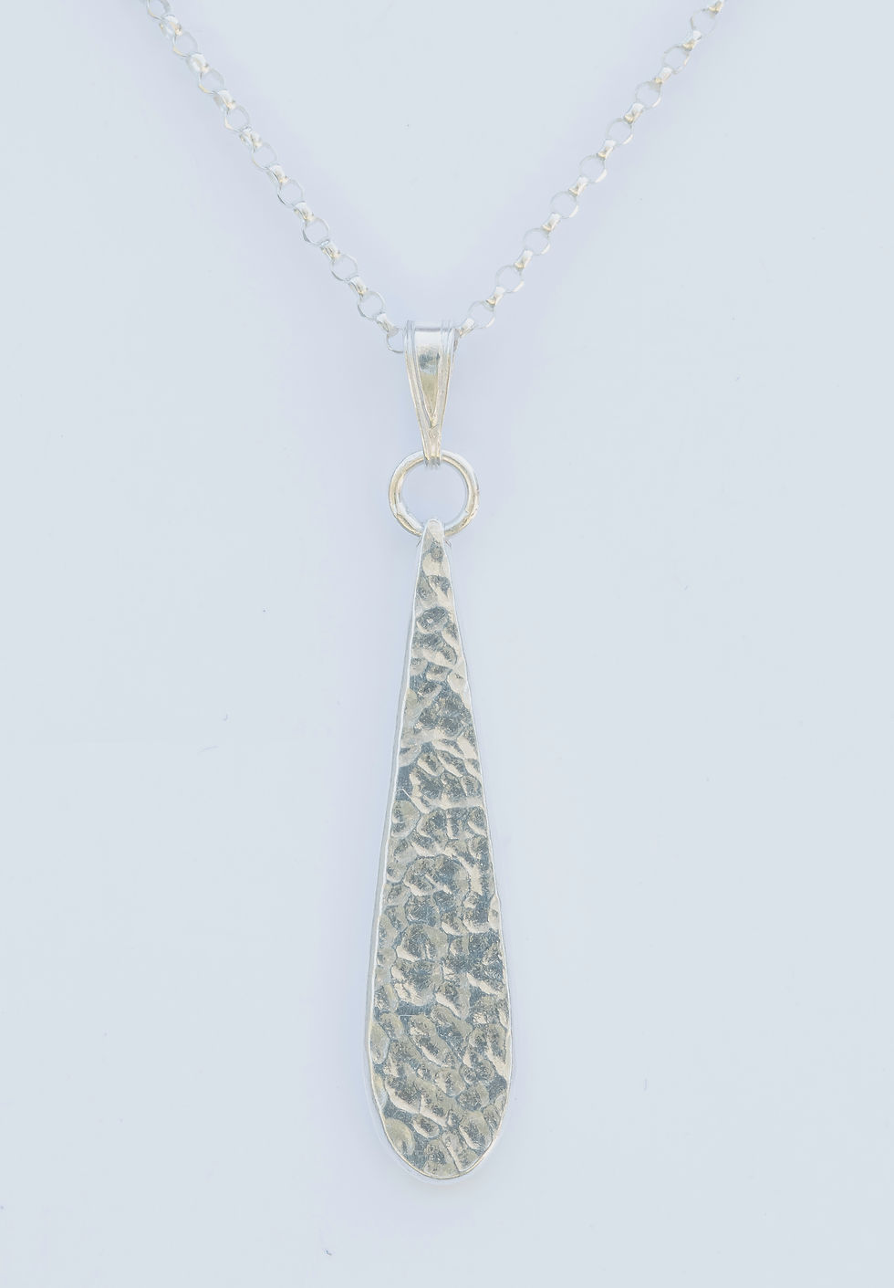 Thumbnail: Antonella hammered teardrop necklace