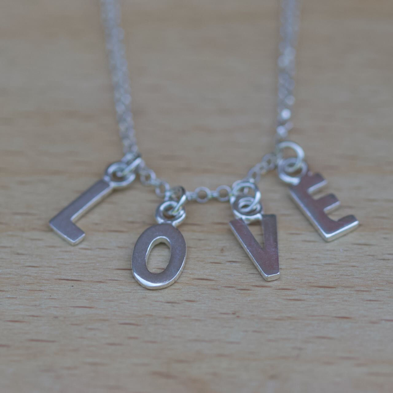 Venus name or word necklace