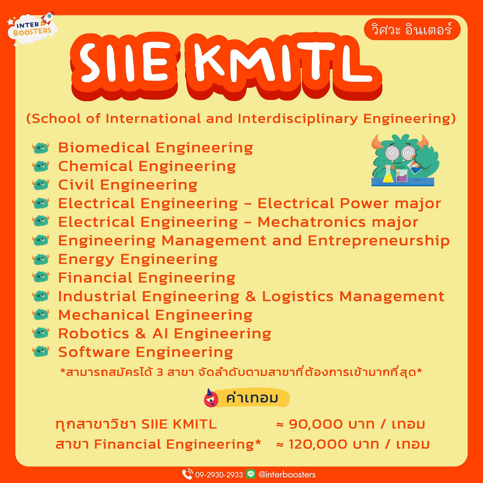 SIIE KMITL Admission requirements 2022 - วิศวะ อินเตอร์ ลาดกระบัง