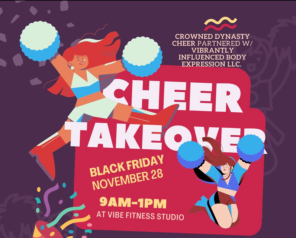 CHEER TAKE OVER-Black Friday Edition