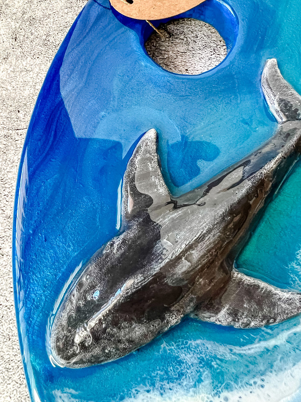 Thumbnail: Resin Art Cheese Board Whale