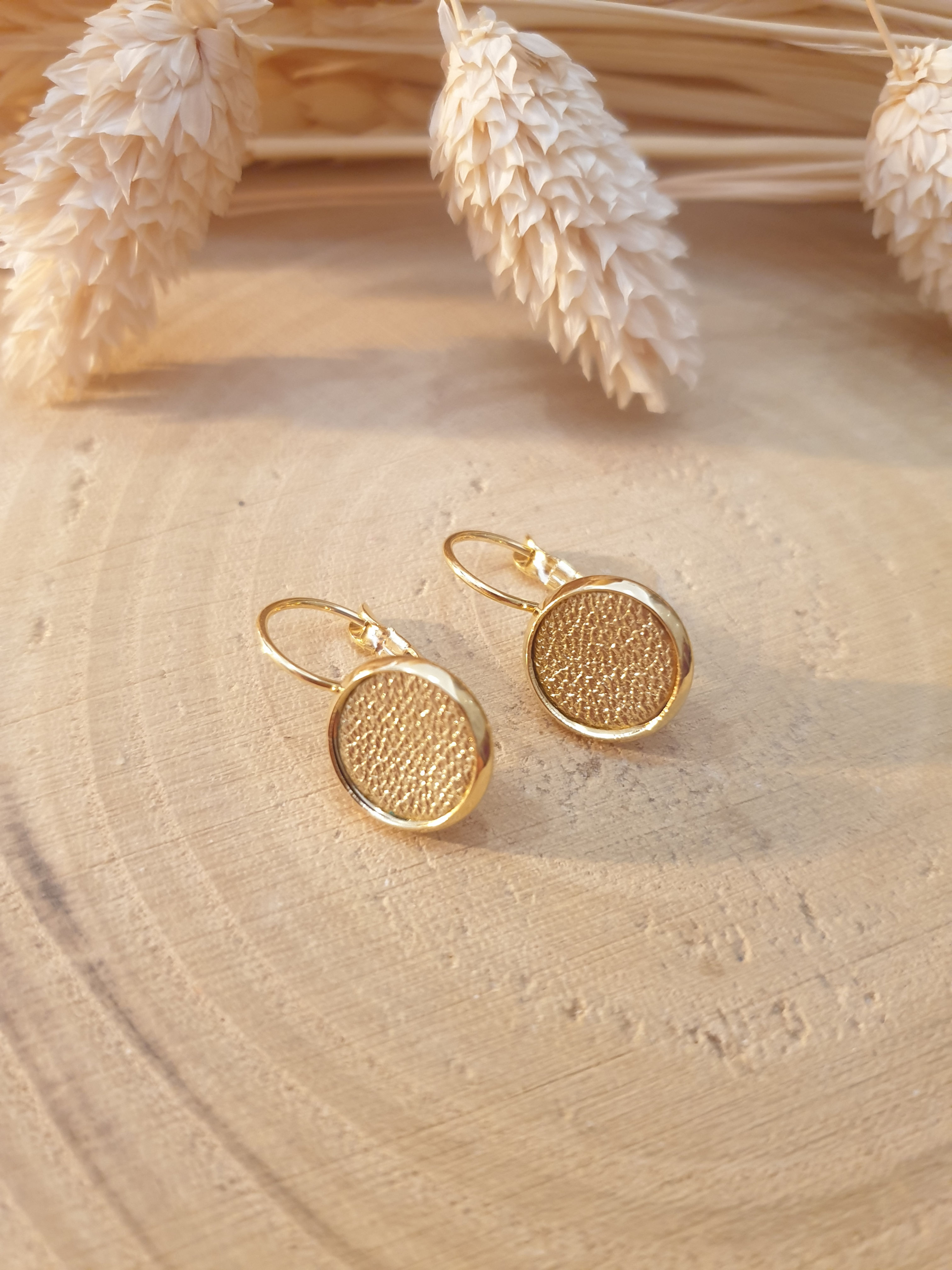 Boucles d'oreilles cuir