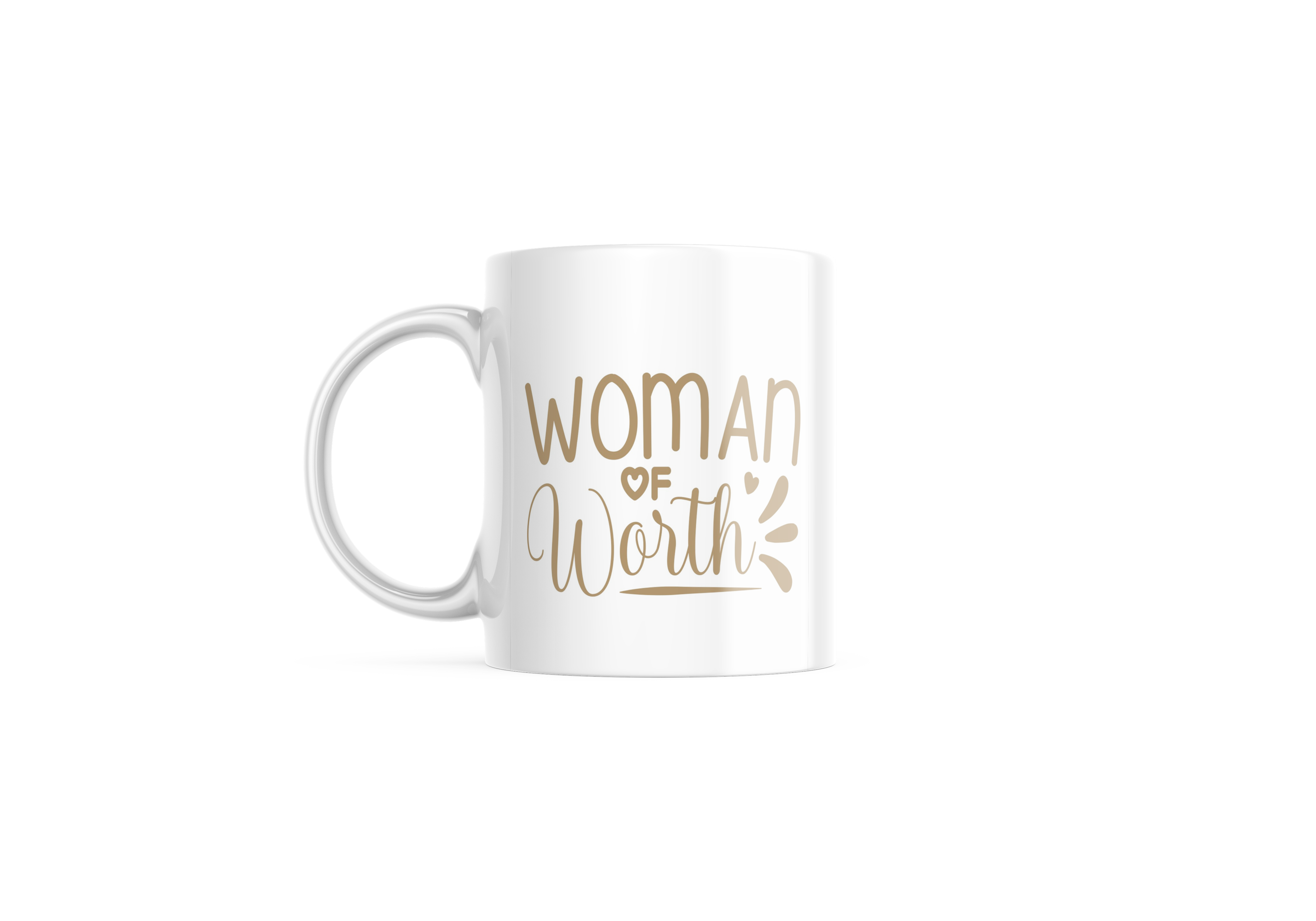 Wow Gold Print Coffee Mug