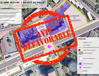 avis défavorable au dossier