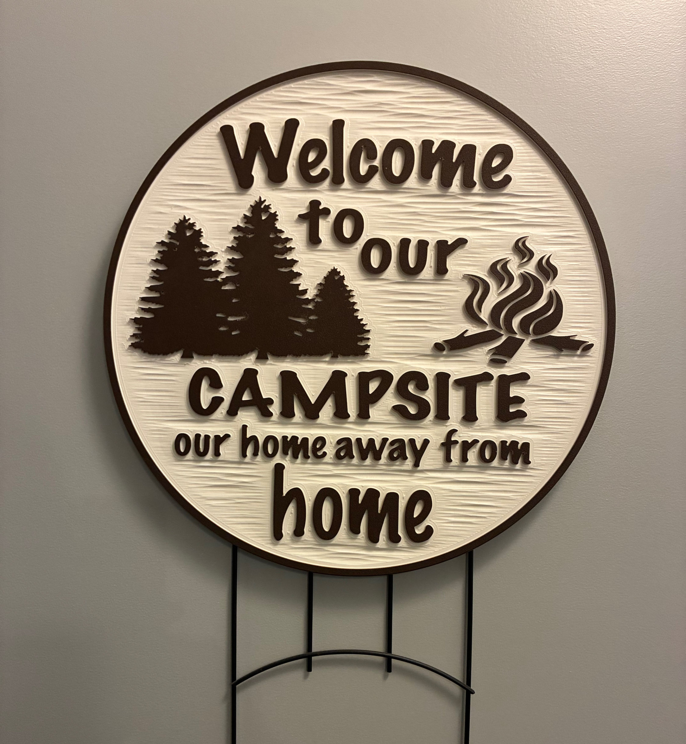 Welcome to our Campsite - WEATHERPROOF