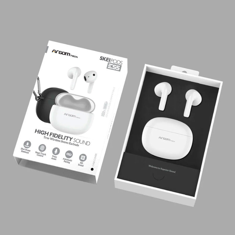 Miniatura: Audífonos Argom Bluetooth In-ear SkeiPods E55 con Micrófono Verde