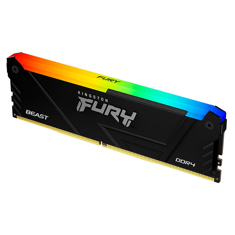Miniatura: Memoria DDR4 DIMM 16GB Kingston Fury Beast RGB 3200MHz CL16