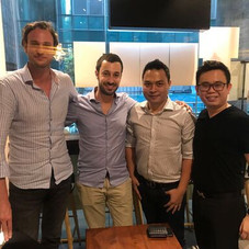 Master Trainer Andy with the Founding Members of Lazada and Singapore's OneMart Owner Andy老師和Lazada創辦人和新加坡Onemart老闆