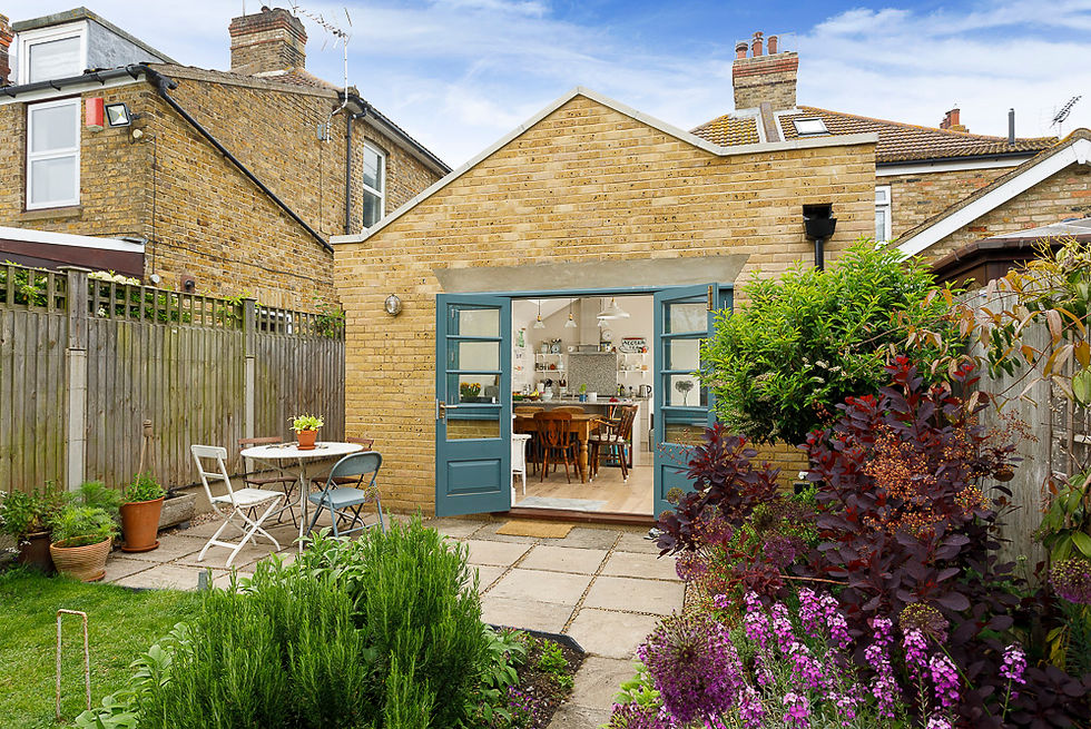 PERIOD FRENCH DOORS TO GARDEN