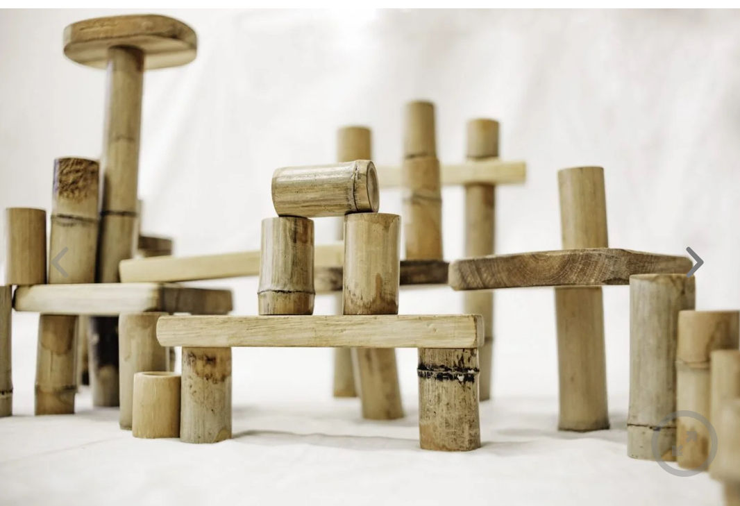 Bamboo building set 46 pcs