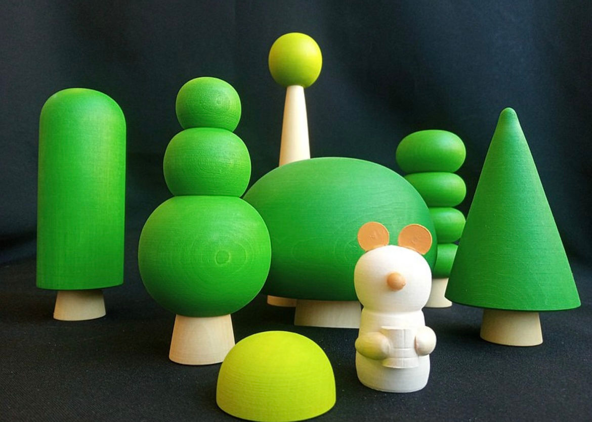 Tree Forest Play Set - Green