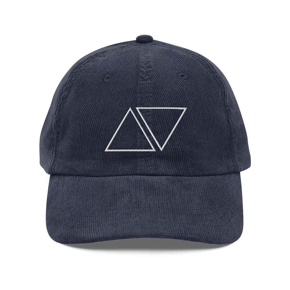 Thumbnail: Eden Invitation Triangles | Vintage Embroidered Corduroy Cap