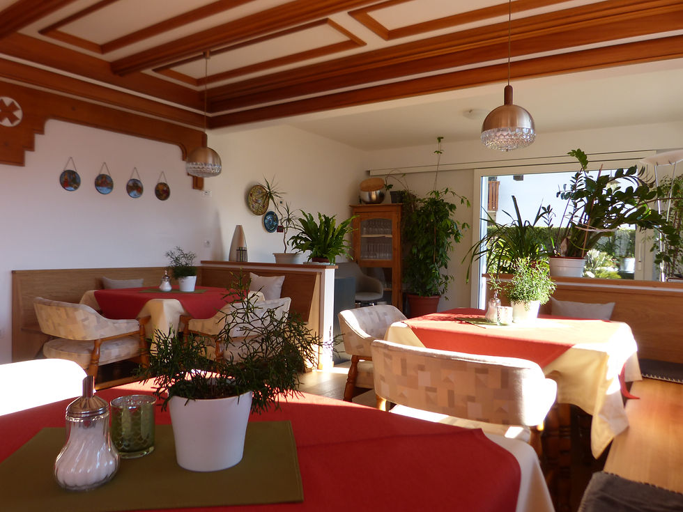 Speisesaal Chalet Andy