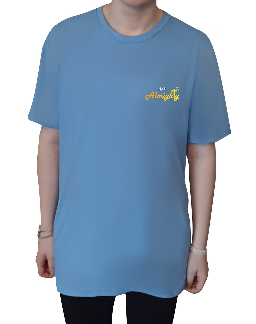 Thumbnail: 'He is Almighty' (Orange to Yellow blend)