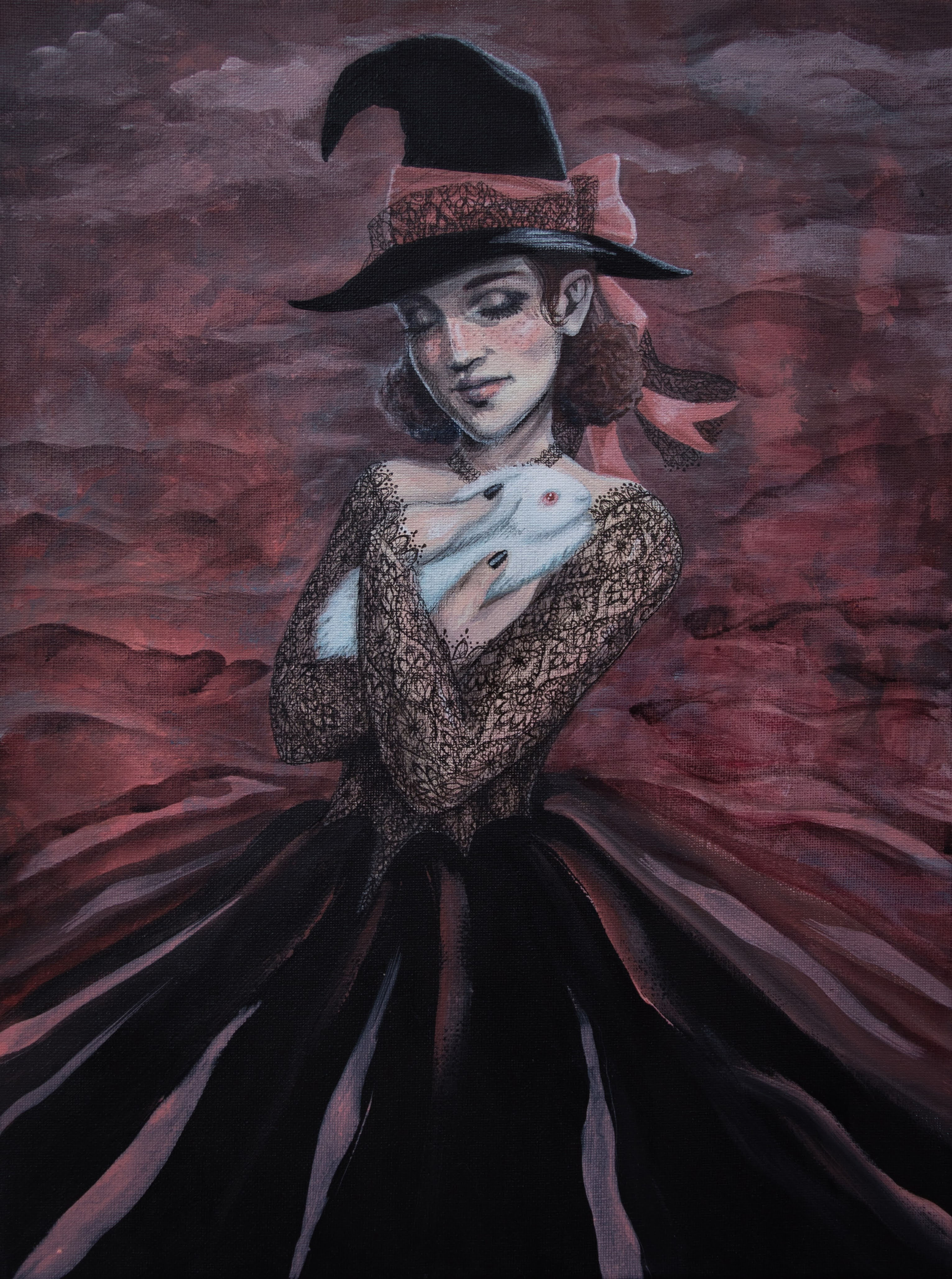 Fluffy Familiar 11x14" Giclee Print