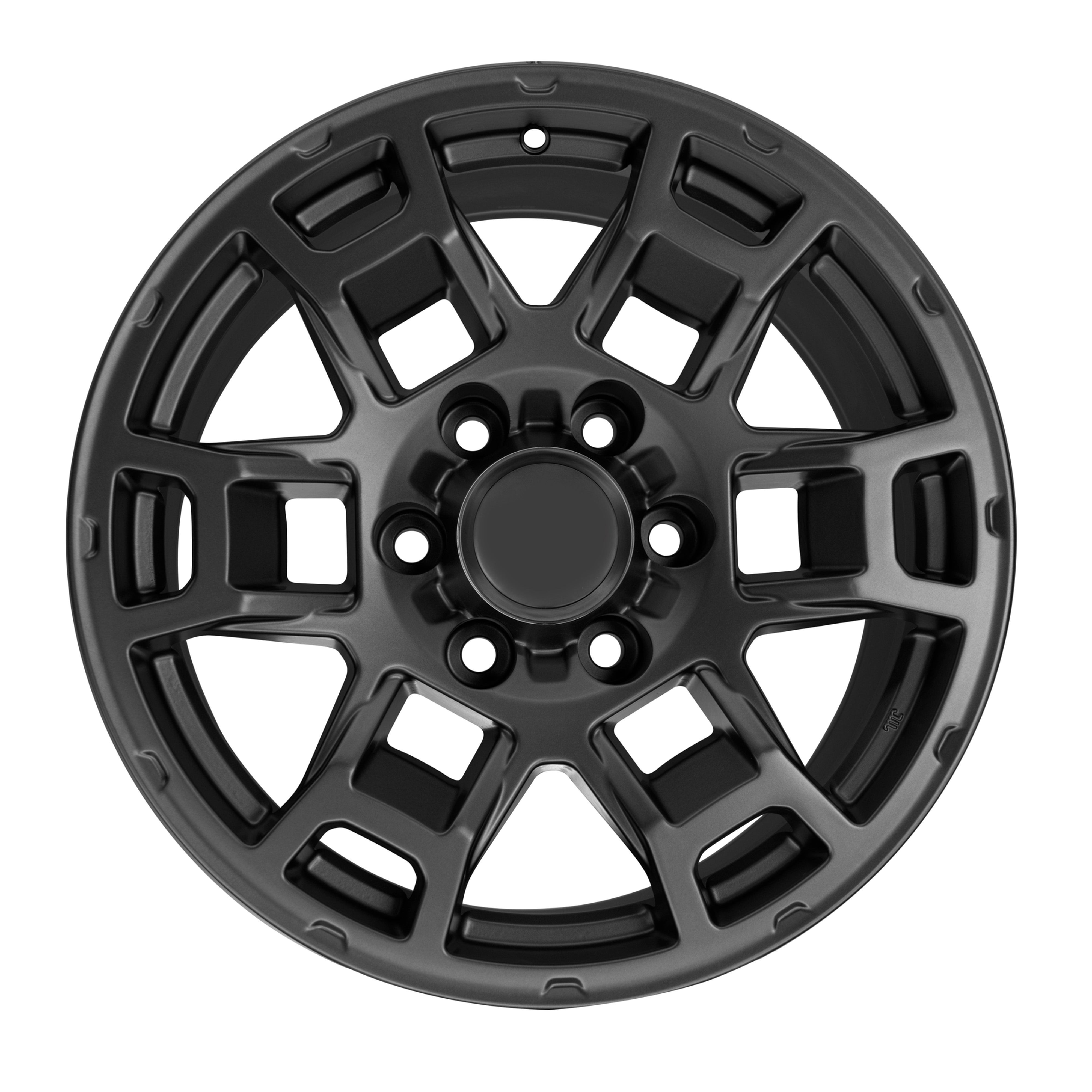 17X9 Matt Black - Fits Toyota TRD Tacoma, 4Runner, FJ Cruiser, Sequoia, Tundra, 