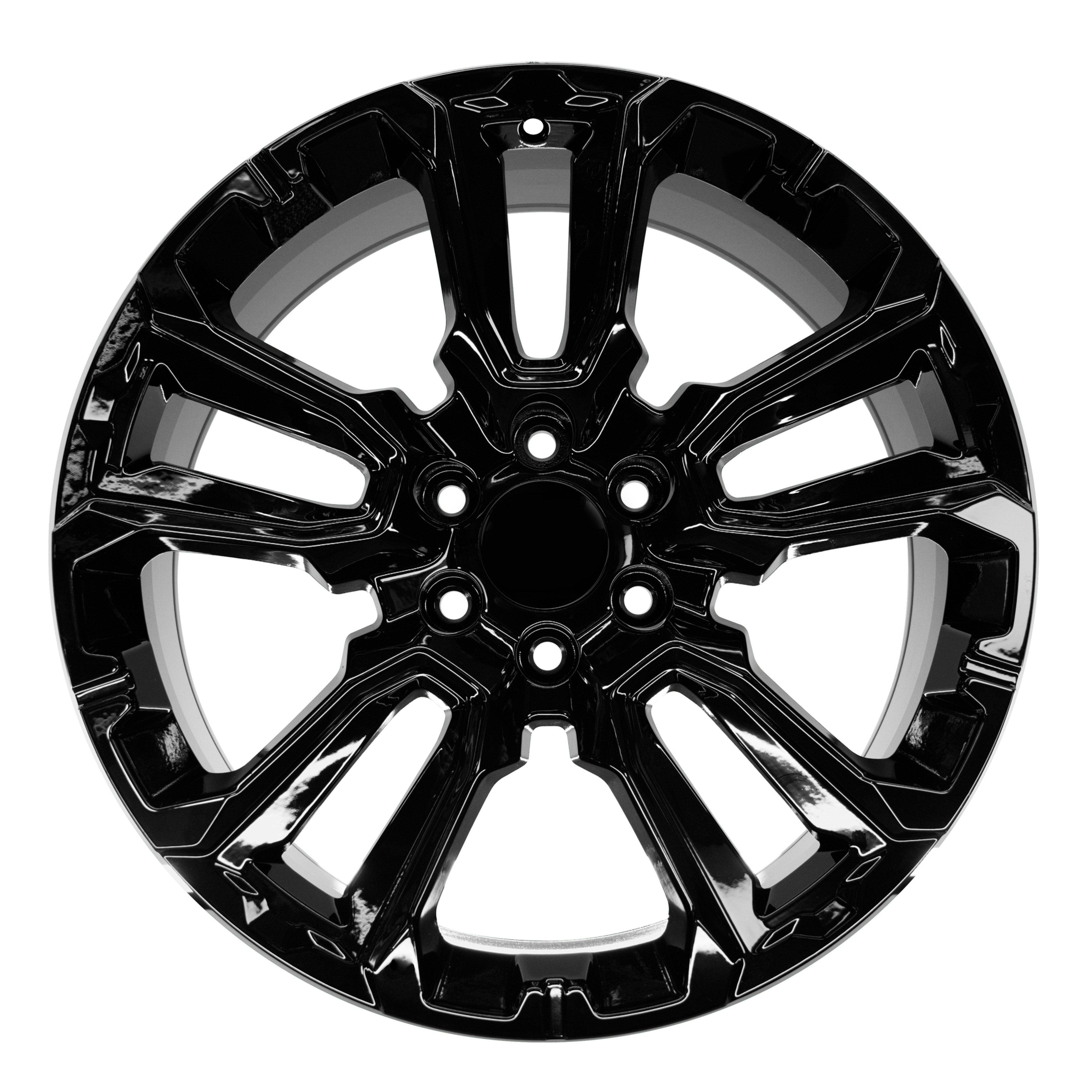 22X9.0 Gloss Black - Fits Chevrolete Silverado 1500,  Tahoe, Suburban, Avalanche