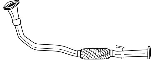 Fiat Doblo Exhaust Front Silencer