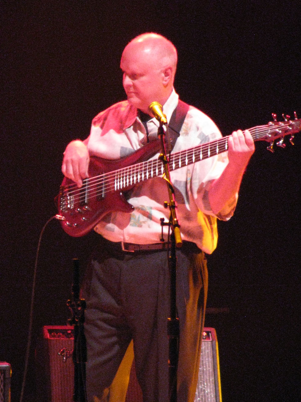 John Legg layin' the bass down