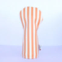 Tangerine Stripe Wood Cover
