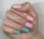 pastel nails