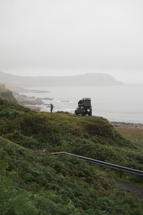 Scotland, Schottland, Isle of Sky, Land Rover Defender, Defender 110, Overlanding, 4x4, offroad camper, offroad, adventure, explore, Atlas mountains