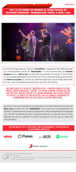 Materialista lo nuevo Silvestre D.