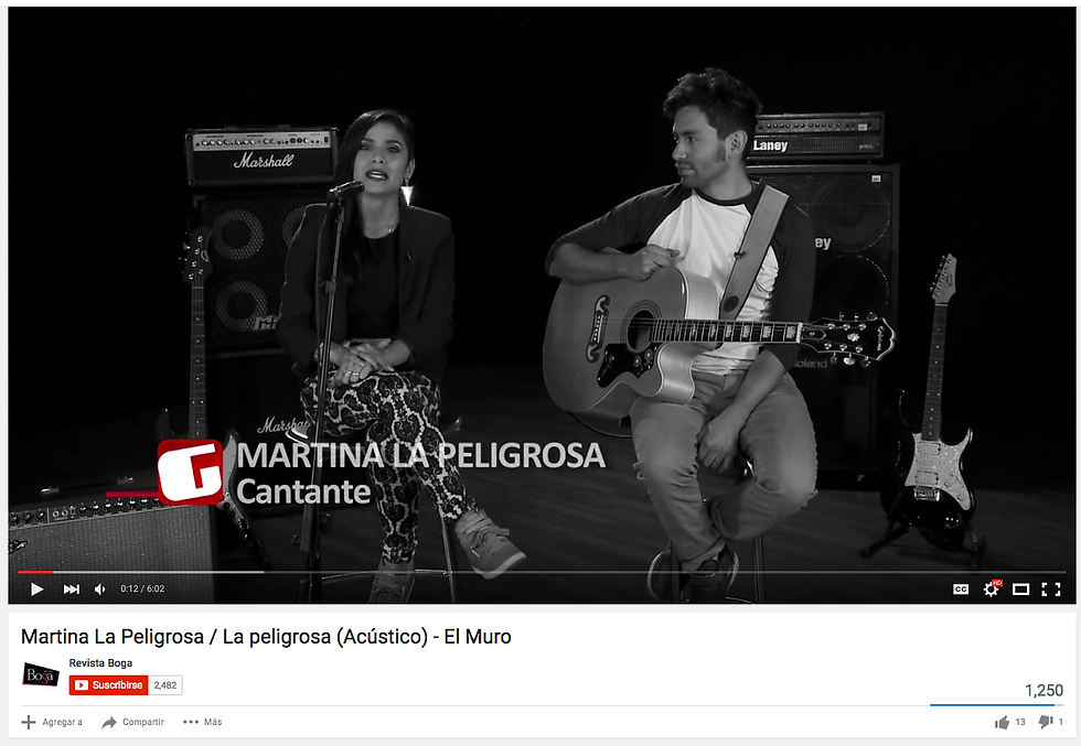 EL MURO - Martina La Peligrosa