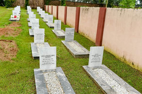 Dignified and tranquil resting place at Eternal Home Cemetery in Ibadan, Nigeria. Lagos, Nigeria
