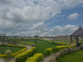Dignified and tranquil resting place at Eternal Home Cemetery in Ibadan, Nigeria. Lagos, Nigeria