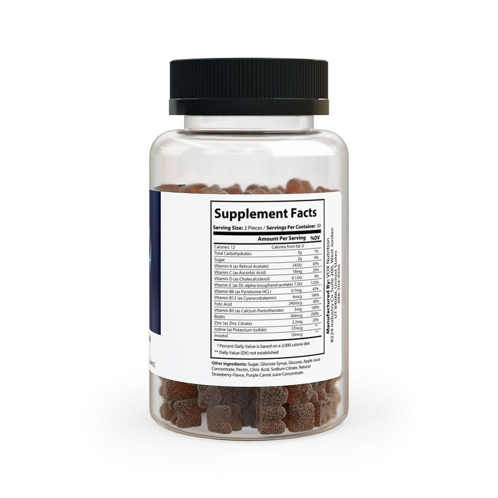 Thumbnail: Supplement facts label, L-Arginine Supplement (60 Capsules),  decubelliswellness