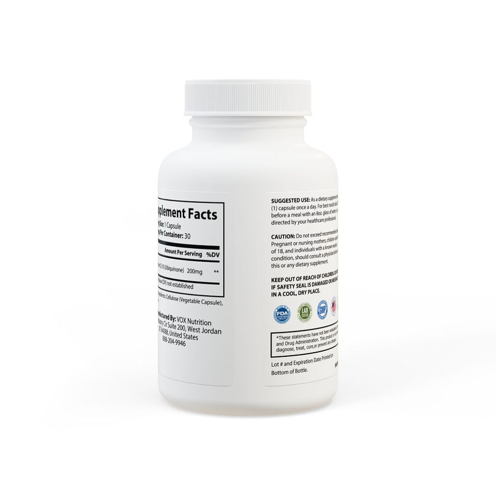 Thumbnail: CoQ10 (Ubiquinone) Supplement (30 Capsules)