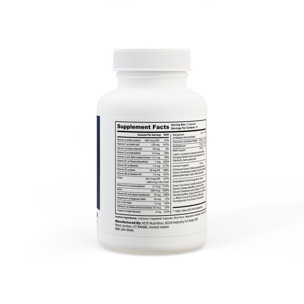 Thumbnail: Multivitamin for Men Supplement (60 Capsules)