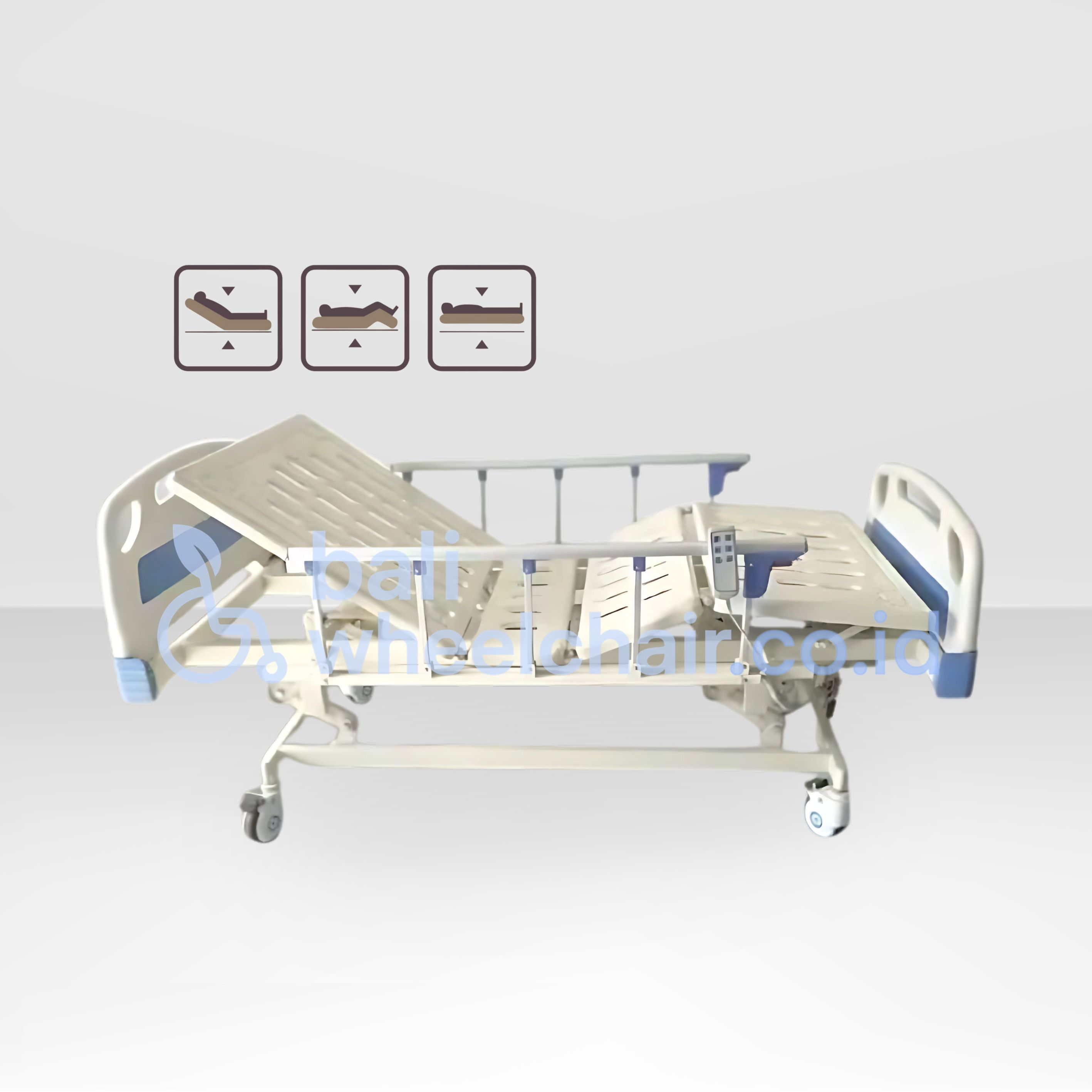 Bed Patient 3 Motor Electric Railing Homecare