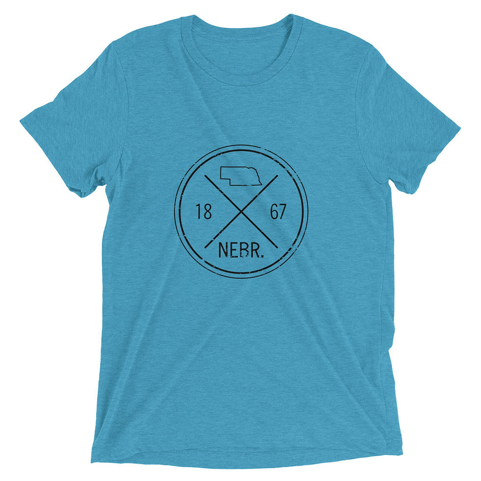 Thumbnail: Unisex 1867 Nebr Tri-Blend Black