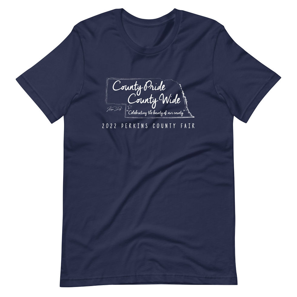 Thumbnail: Unisex County Fair 1 White Logo