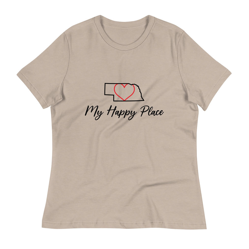 Thumbnail: Women's NE Happy Place Relaxed T-Shirt