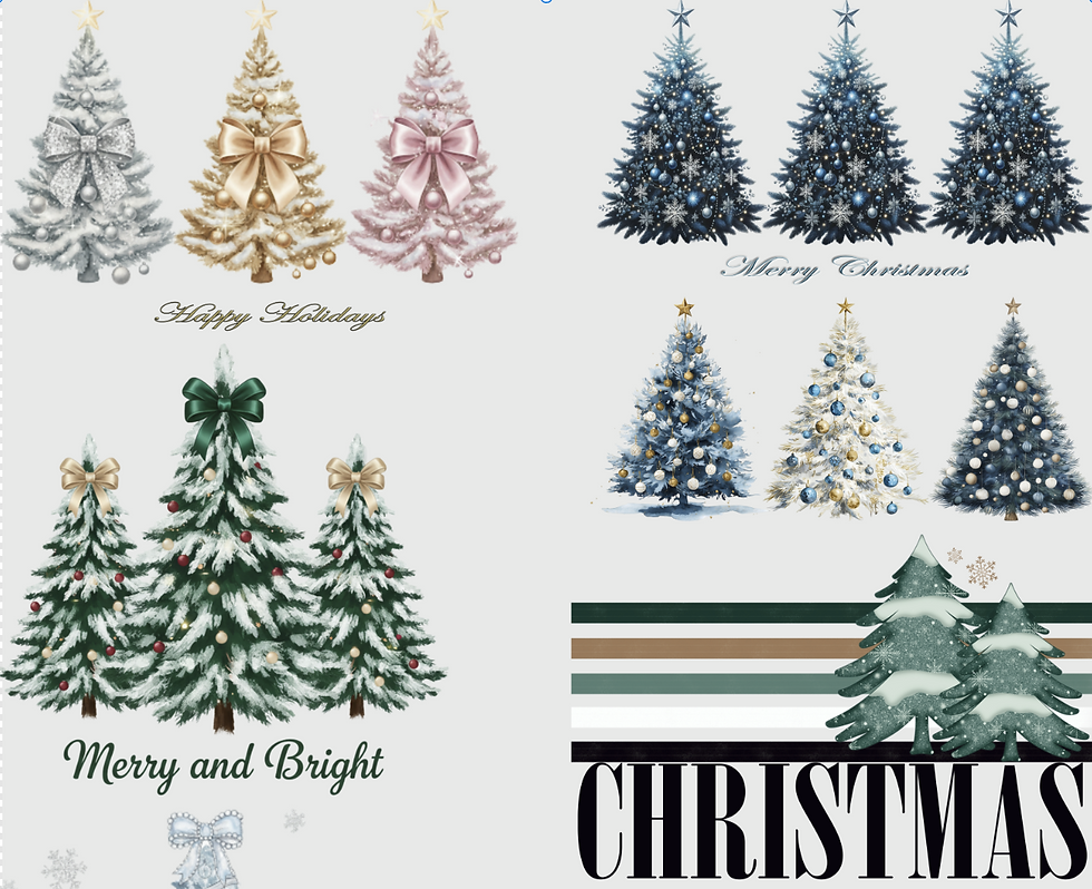 Christmas Trees Bundle#2