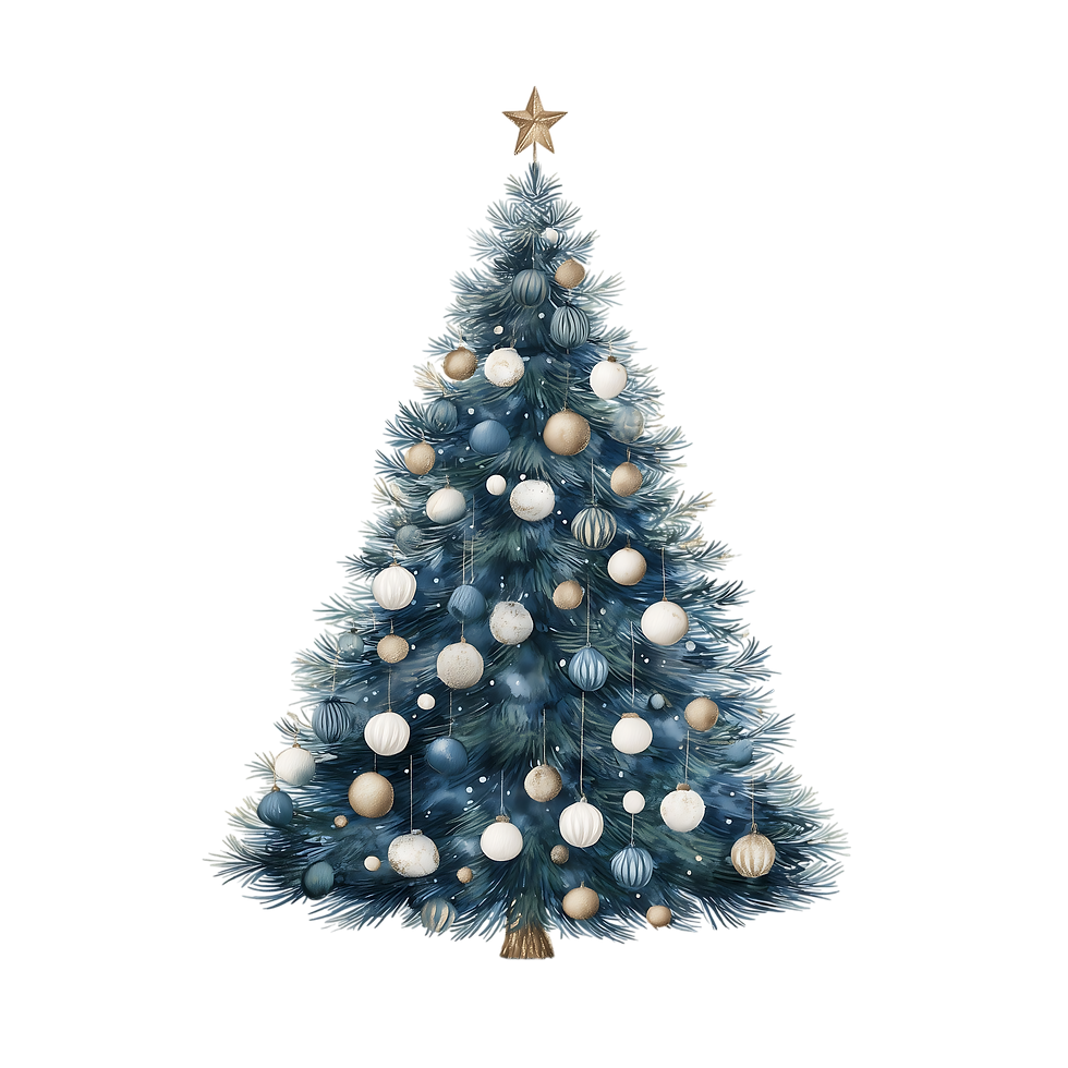 Christmas Tree (Blue hue)