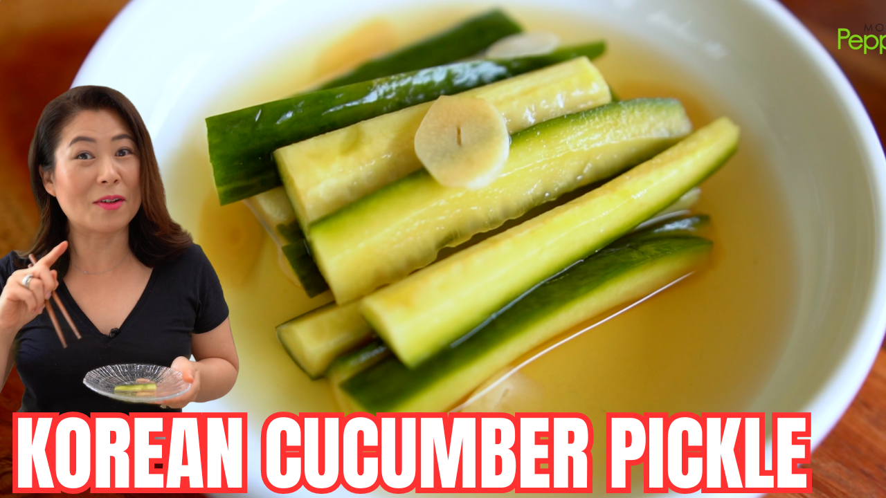 ADDICTIVE QUICK & EASY Korean Cucumber Pickle Recipe! Refreshing