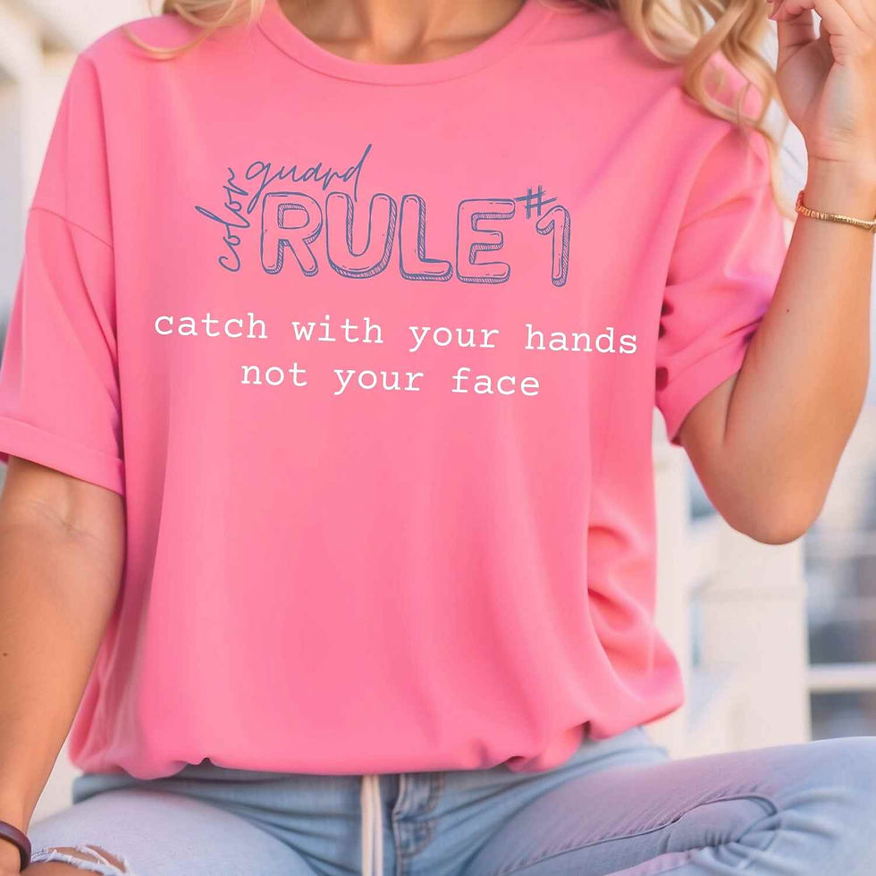 Colorguard Rule 1 Tee Mock Up