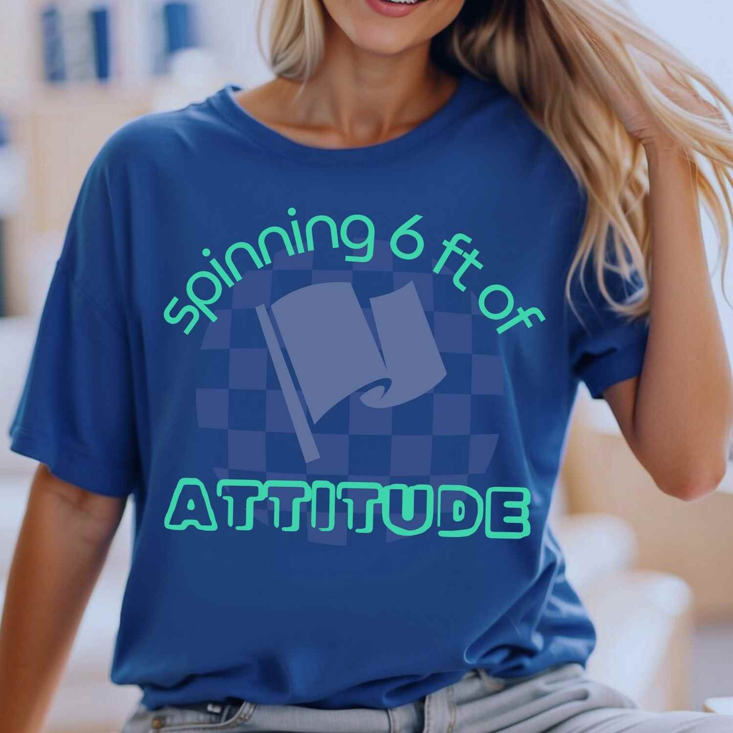 Spinning Attitude Tee Mock Up