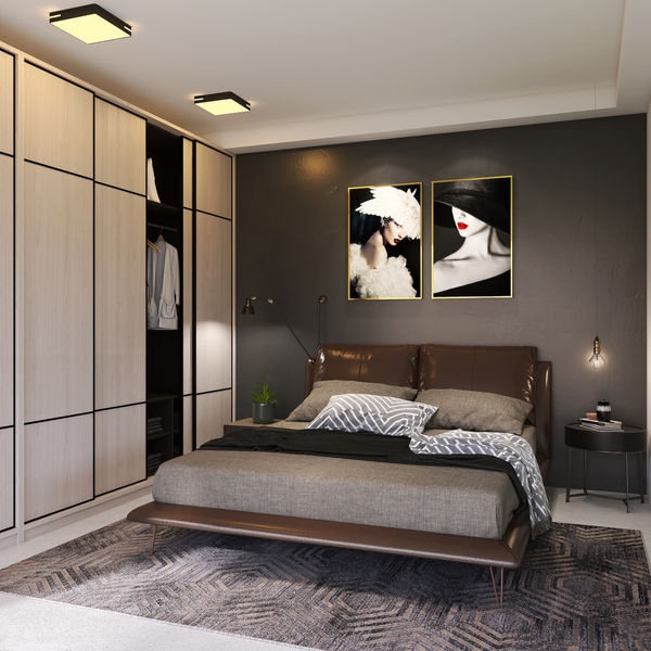Schlafzimmer dunkel